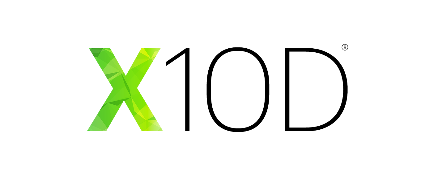 X10D logo