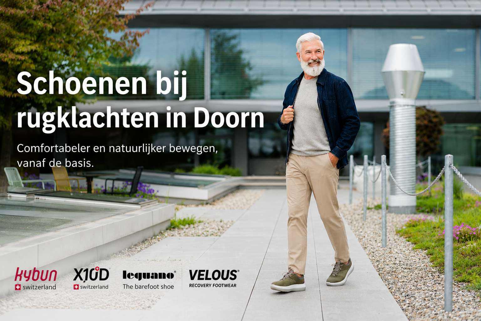 Schoenen bij rugklachten in Doorn.